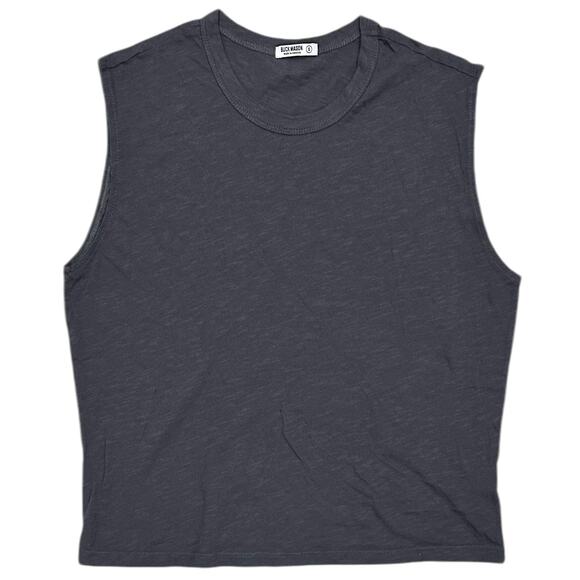 Buck Mason Tops - Buck Mason Women's Slub Muscle Made in USA Sleeveless Tank Top Tee T-Shirt